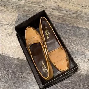 Cole Haan | Shoes | Cole Haan Glossy Tan Loafers | Poshmark display picture 2